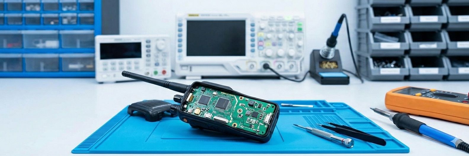 Walkie-talkie repairs UK banner