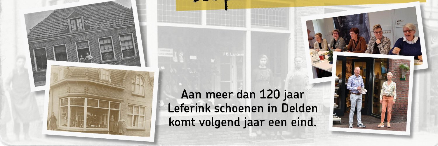 Leferink schoenen Delden banner
