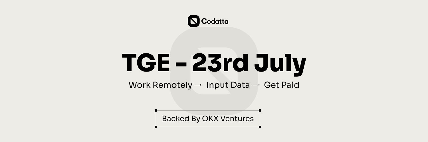 Codatta - TGE 23 July's banner