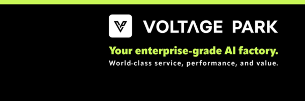 Voltage Park's banner