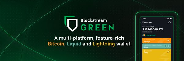 Blockstream Green Wallet Profile Banner