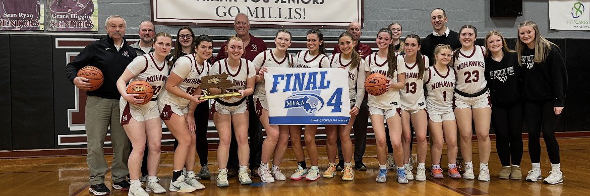 Millis Girls Hoop banner