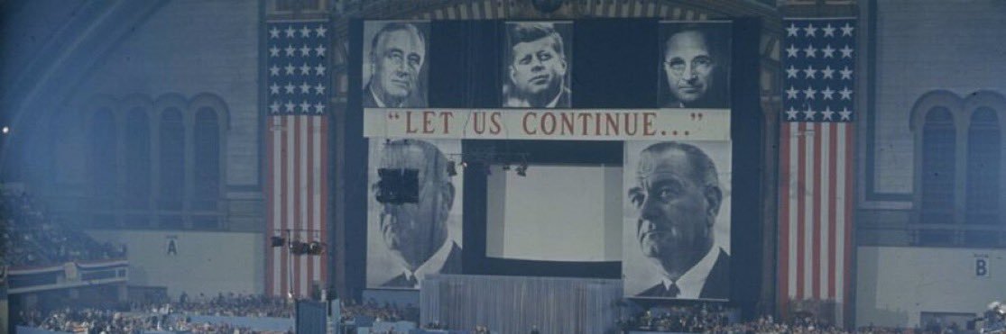 Lyndon Baines Johnson banner