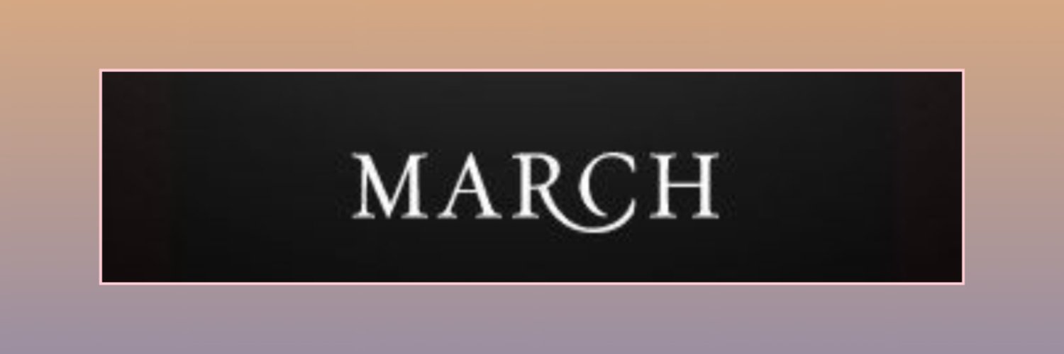 March's banner