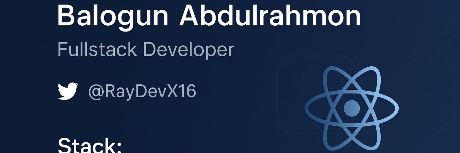 BALOGUN ♻️👨‍💻 banner