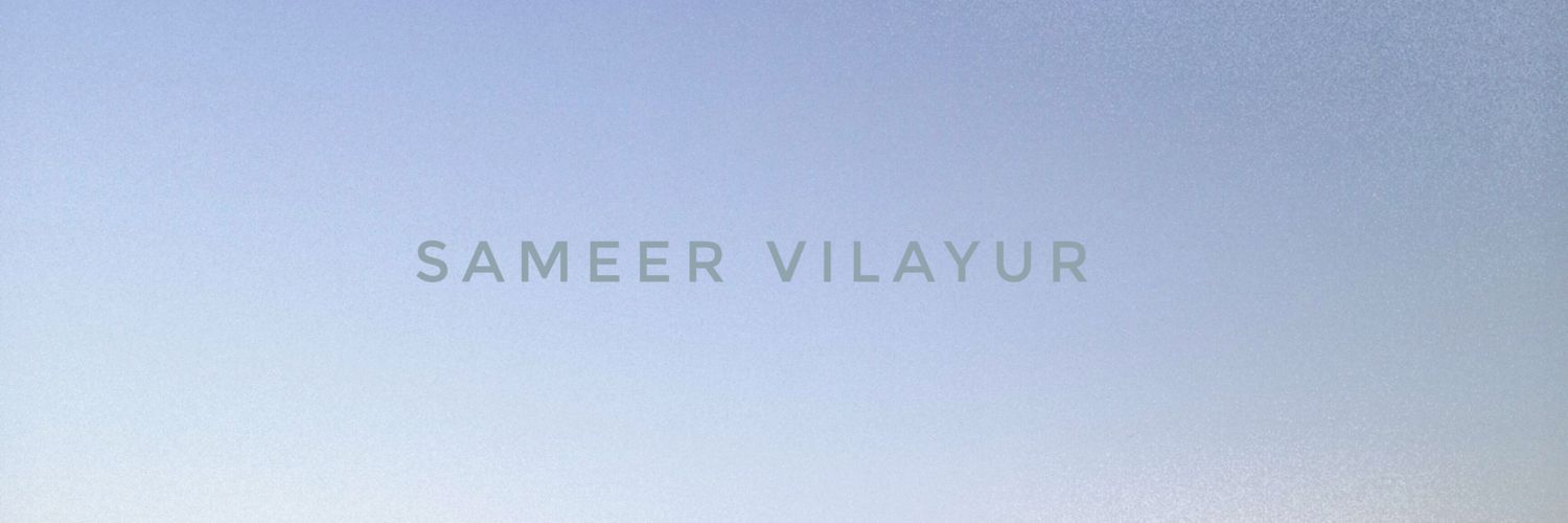 sameervilayur's profile banner image