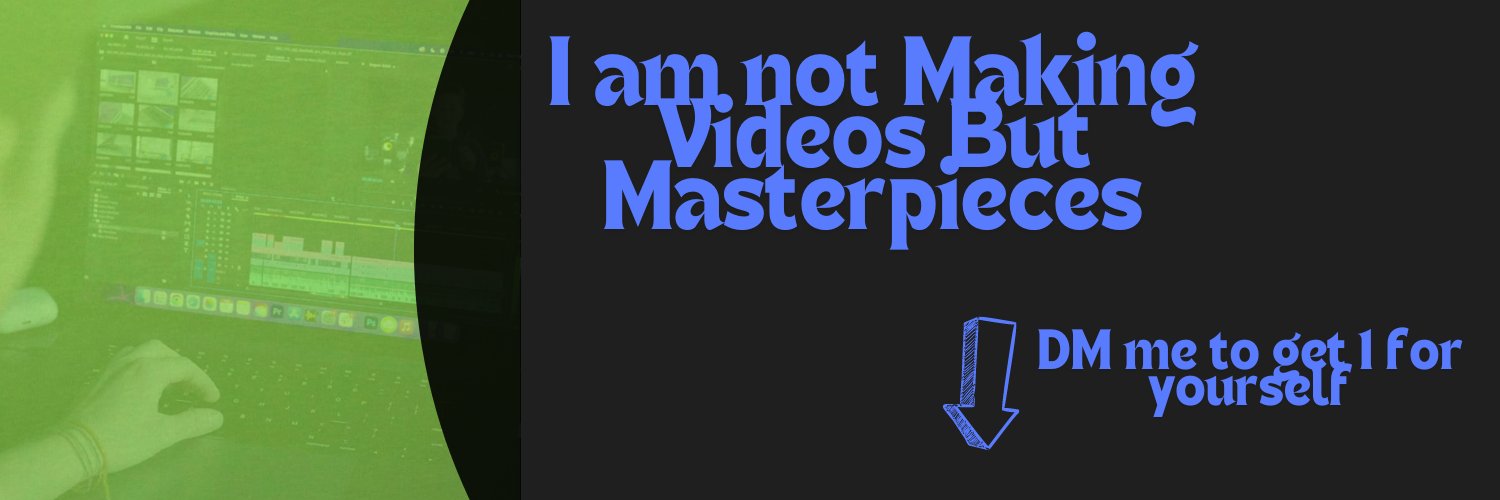 Silvan Vigo I Video Editor banner