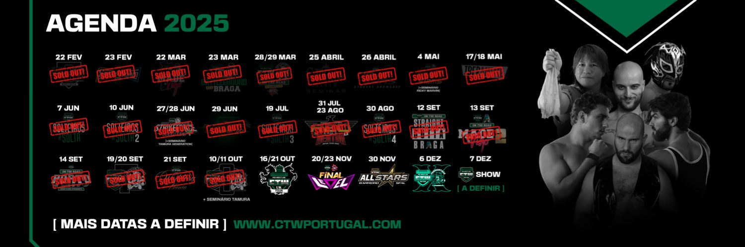 CTW Wrestling Portugal 🇵🇹 banner
