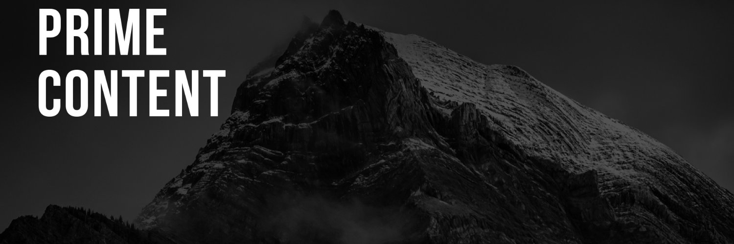 Prime Content banner