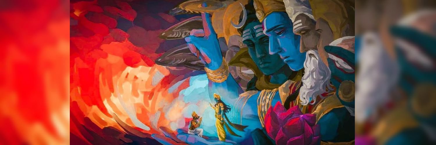 Bhagavad Gita's banner
