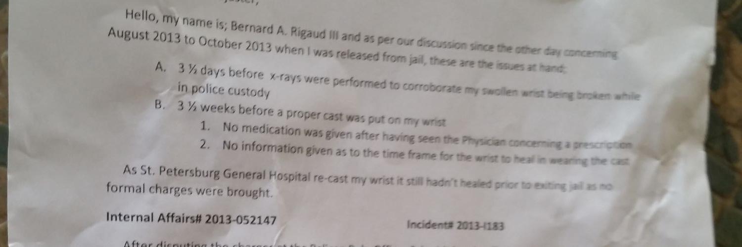 Bernard A Rigaud III banner