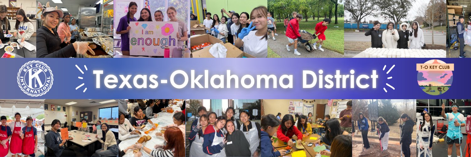 T-O District Key Club banner