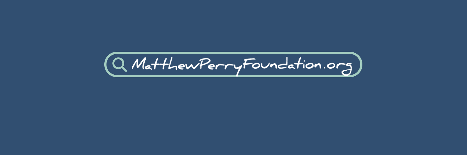 Matthew Perry Foundation banner