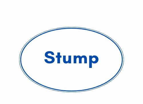 Stump banner