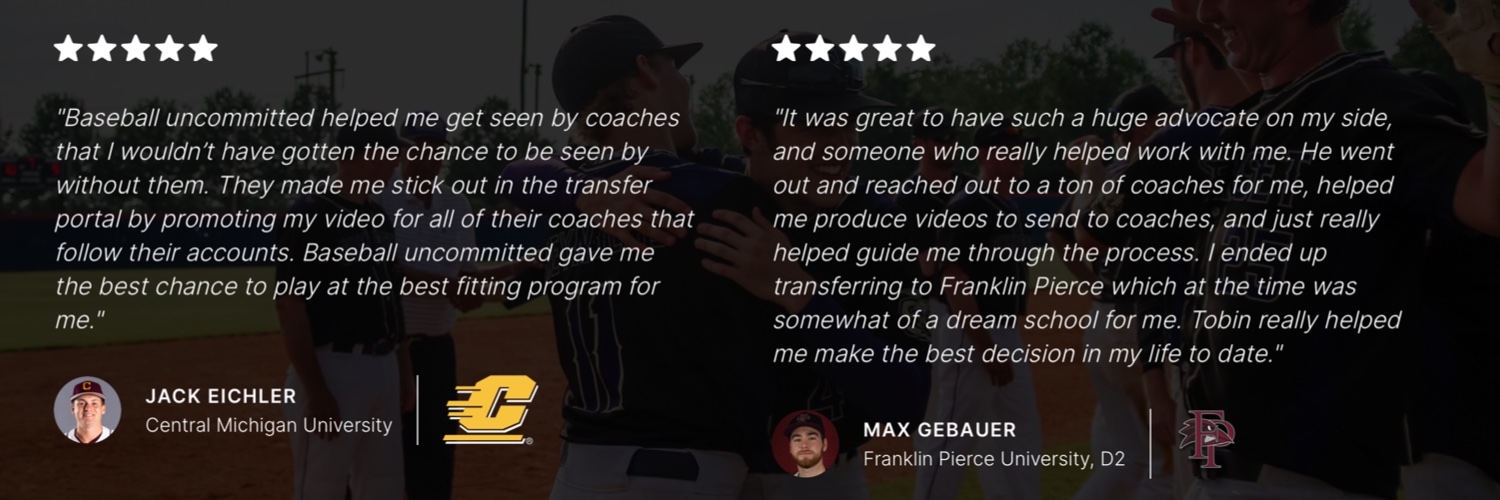 Baseball Uncommitted Recruiting banner
