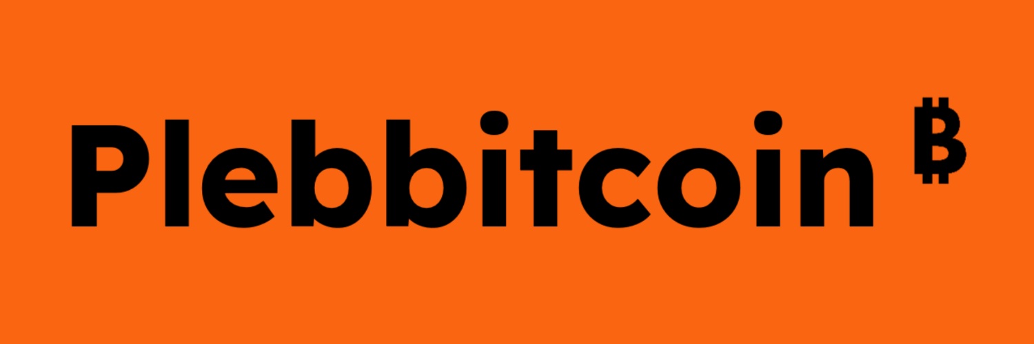 Plebbitcoinᴮ ⚡️ banner