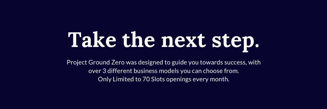 Project Ground Zero banner