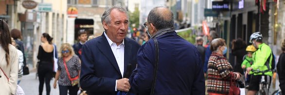 François Bayrou's banner