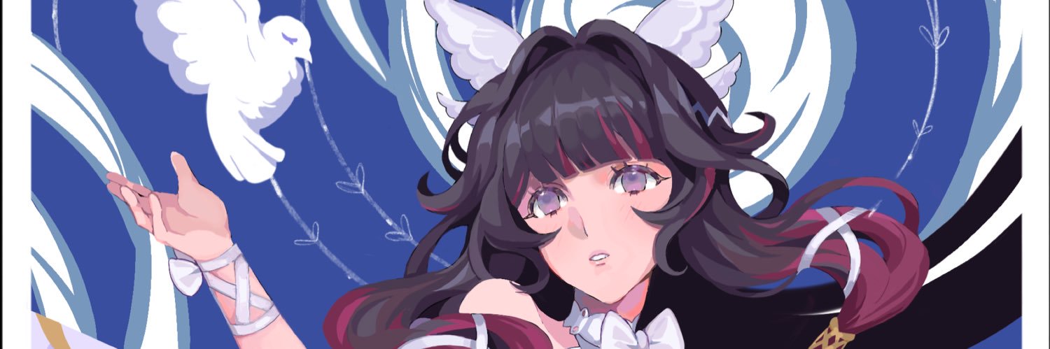 ✨Eawahua ✧˚ · . commission open banner