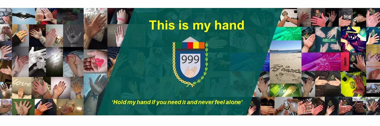 This is my hand💚💛💙 banner