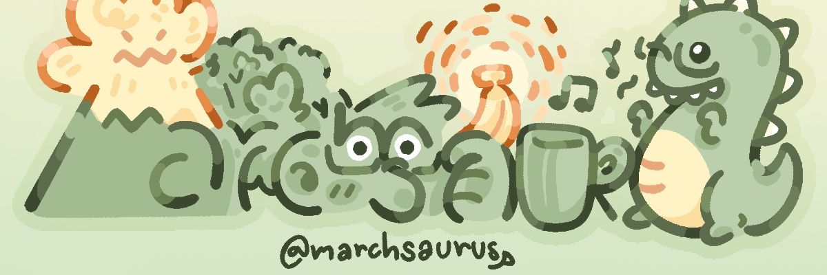 MarchSaurus banner