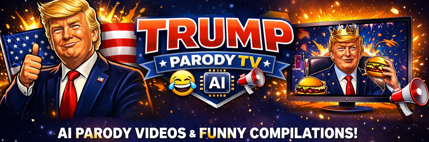 Trump Parody TV banner