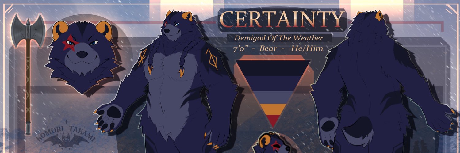 Certainty The Bear banner