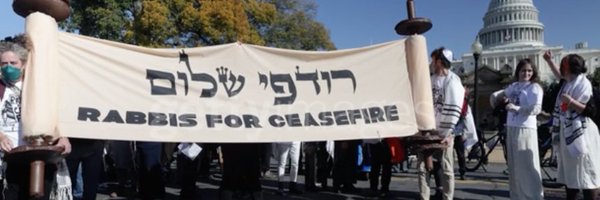 Rabbis for Ceasefire Profile Banner