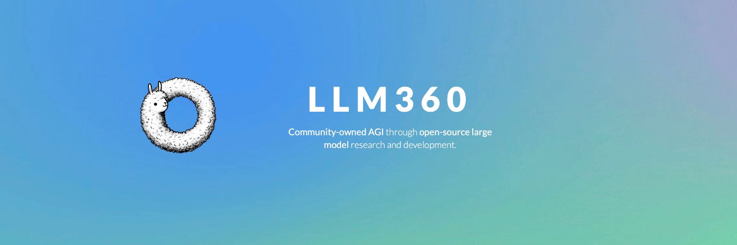 LLM360's banner