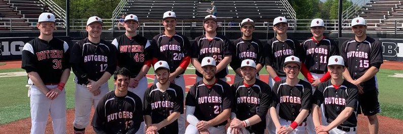 Rutgers Club Baseball banner