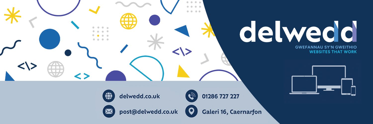 Delwedd Web Design banner