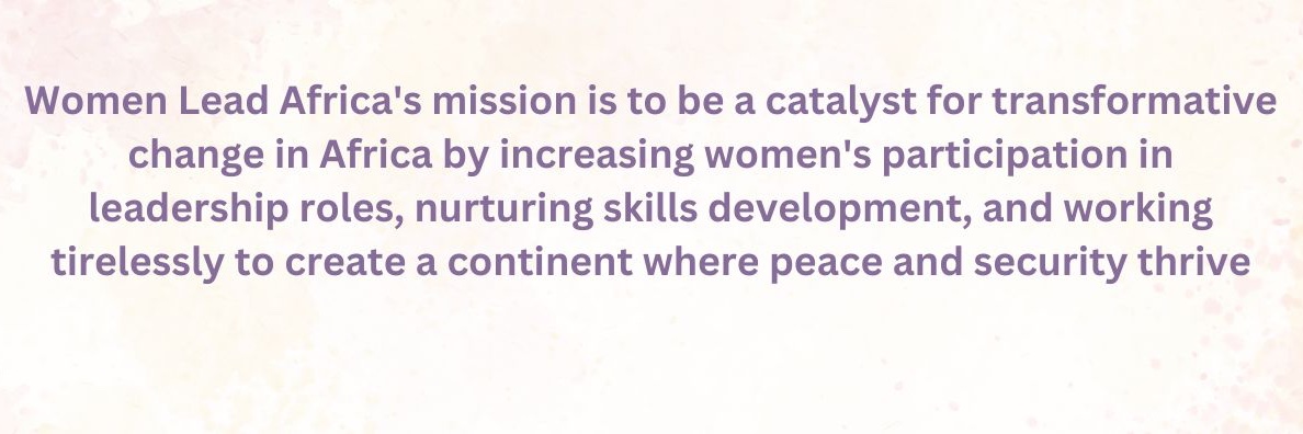 Women Lead Africa banner