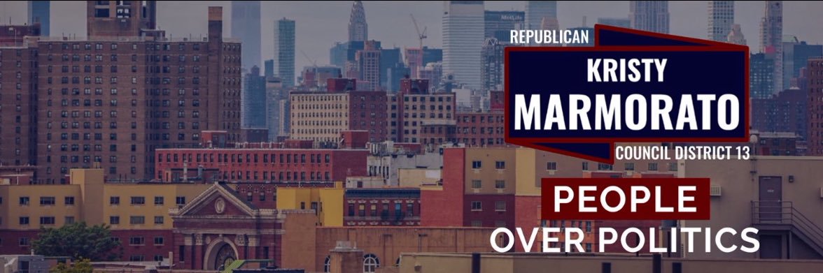 Councilwoman Kristy Marmorato's banner