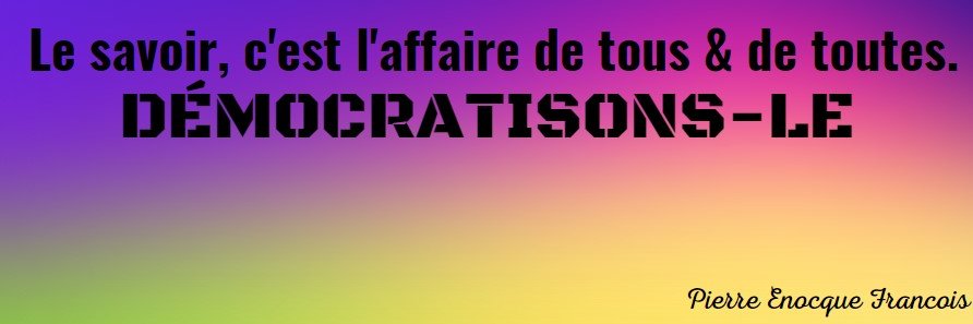 P Enocque Francois banner