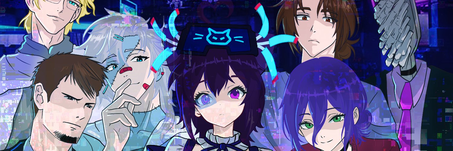 MiraiBytes v1🌸【ENVtuber】Cyberpunk TwitchAffiliate banner