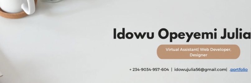 JULIA| VA | UIUX | Frontend Dev's banner