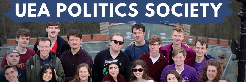 UEA Politics Society banner