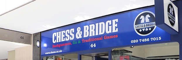 Chess & Bridge: London Chess Centre's banner