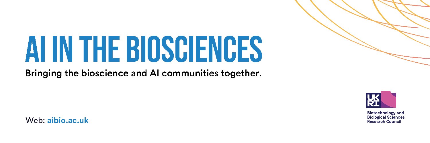AI in the Biosciences (AIBIO UK) BBSRC Network's banner