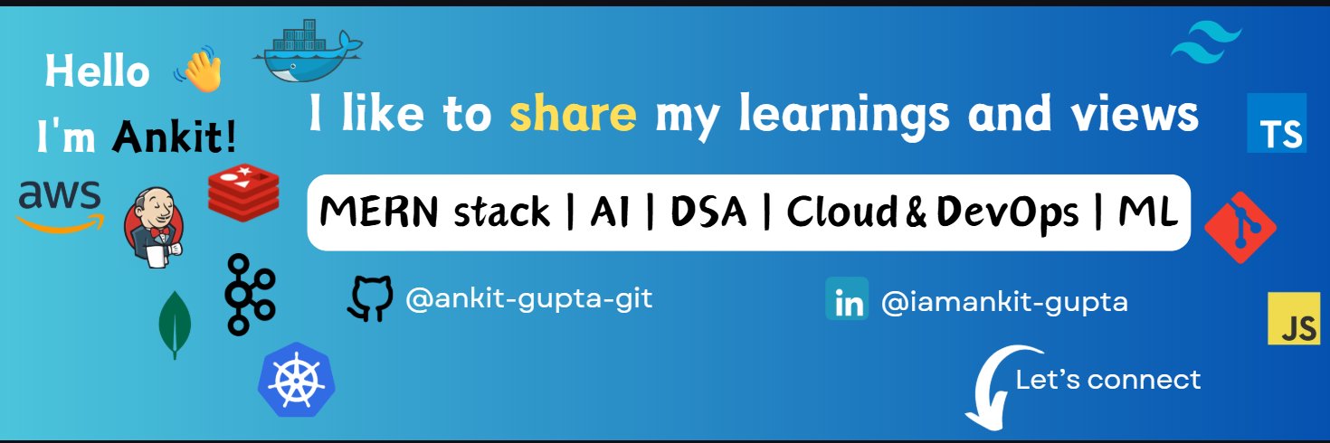 Ankit Gupta banner