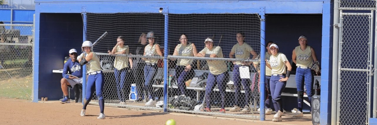 Yuba College Softball banner