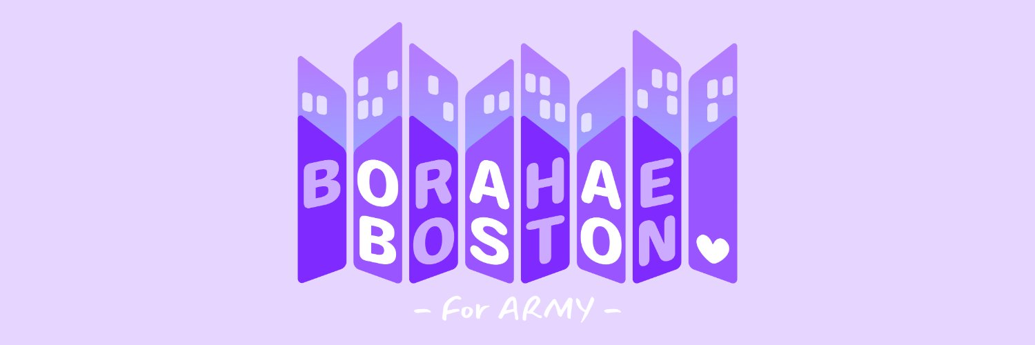 Borahae Boston banner