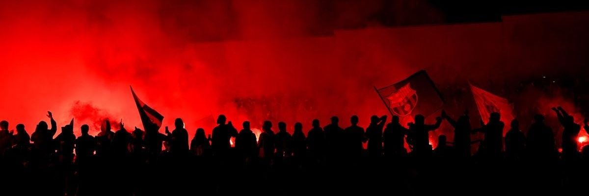 FCB SUPPORTERS banner