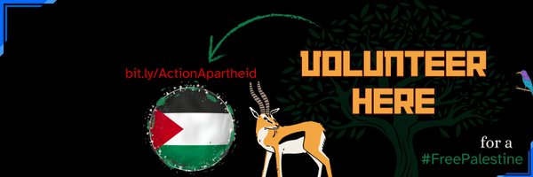 ActionApartheid Profile Banner