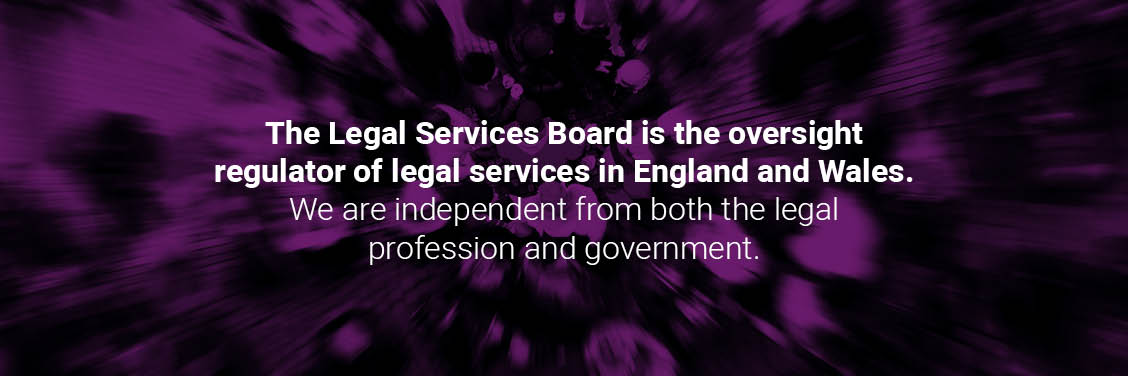 Legal Services Board banner