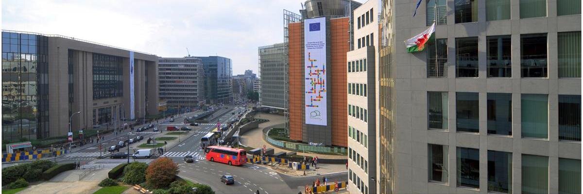 Welsh HE Brussels banner