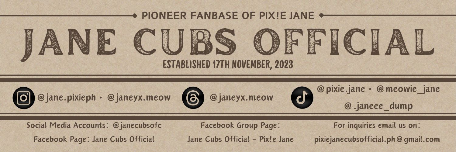 Jane Cubs Official banner