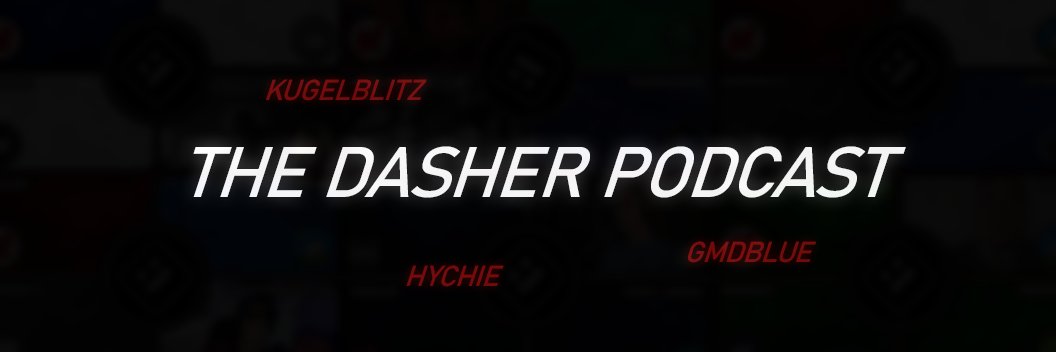 The Dasher Podcast banner