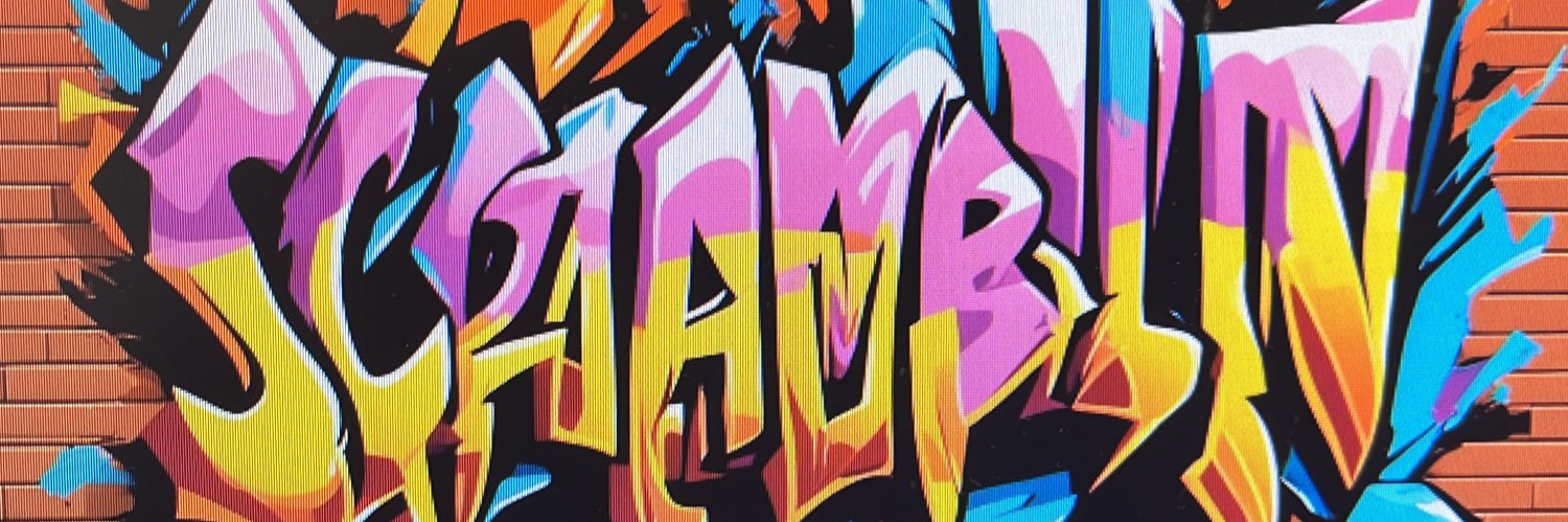Scamblin Gamblin banner
