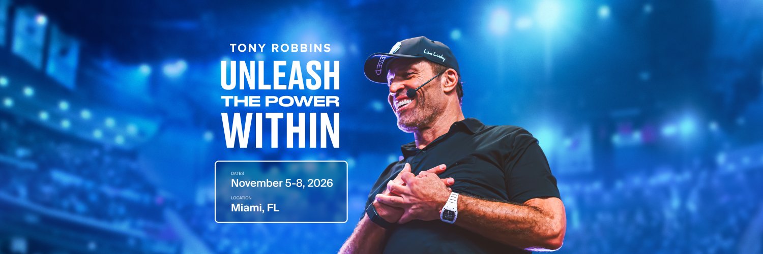 Tony Robbins banner